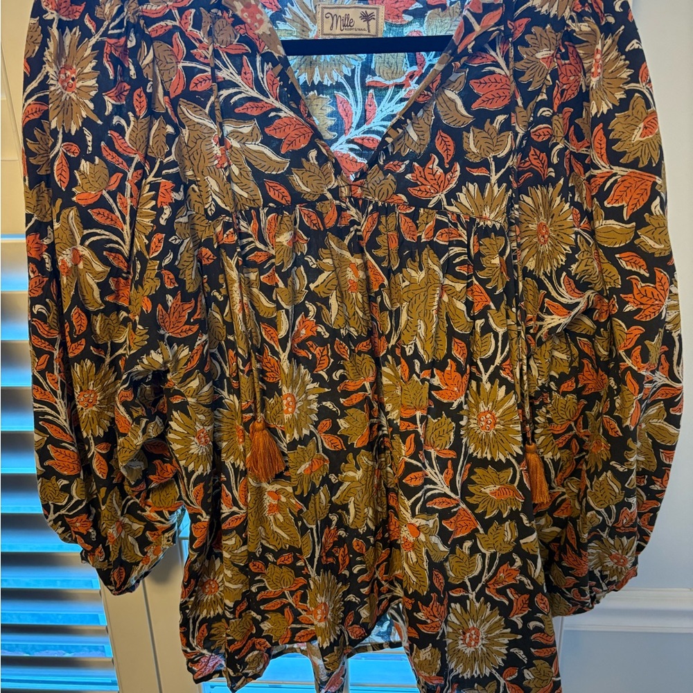 MILLE Charlie top in sunset floral